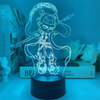 Nezha2 Bedroom Colorful Night Light Creative 3D Cute Nezha Movie Magic Kids Fucking Sea Bedside Night Light