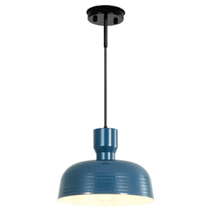 Pendant Lights Kitchen Island - Farmhouse Pendant Light Fixture with Hammered Shade, Adjustable Hanging Lamp Dome Ceiling Lighting for Living Room Foyer