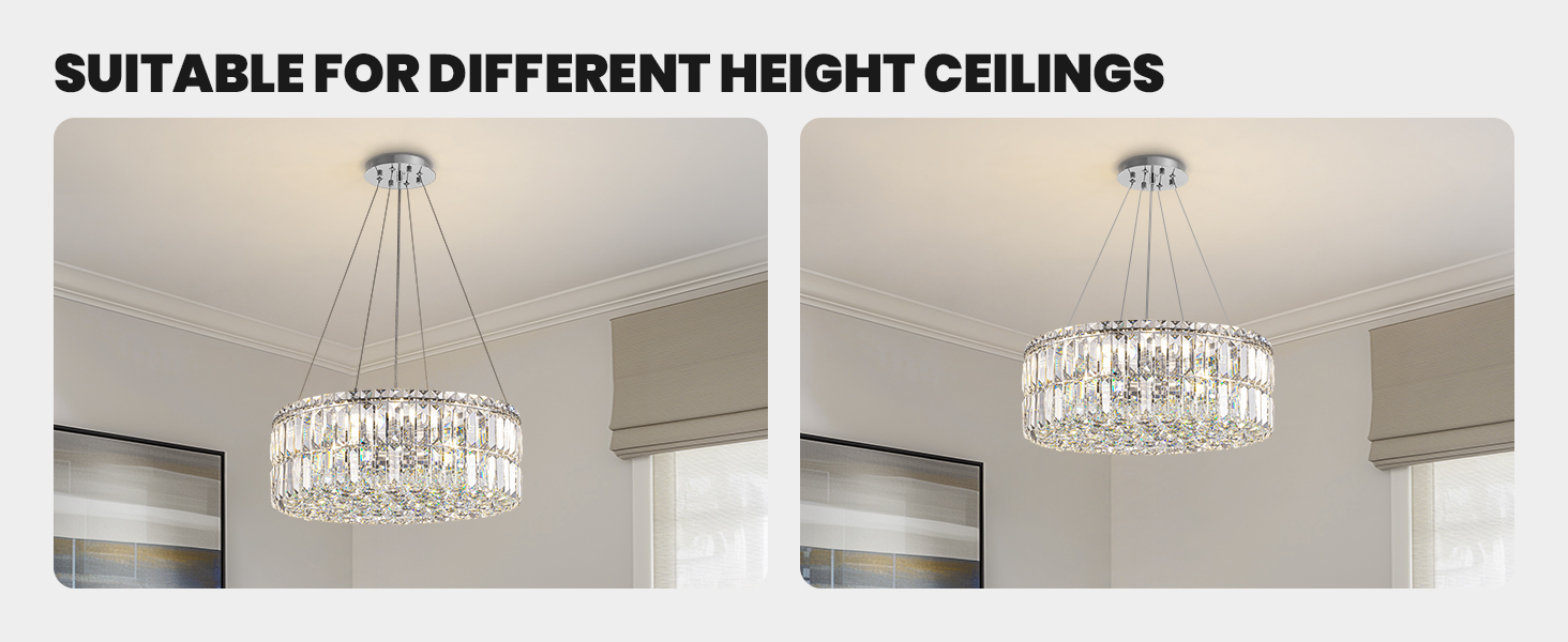 20 Raindrop Crystal Chandeliers 8-Lights (6)