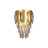 B9209 Electroplated Iron LED Gold Modern Crystal Pendant Lamp E14 Head