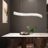 960*200Mm18+18W Two-Colour Light Source Stainless Steel + Crystal Smart Home Lights Chandeliers Pendant Lights Interior Ceilings