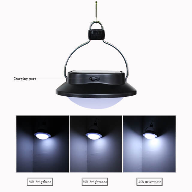 Outdoor Led Solar Camping Light With White Light And Warm Light 2 Models