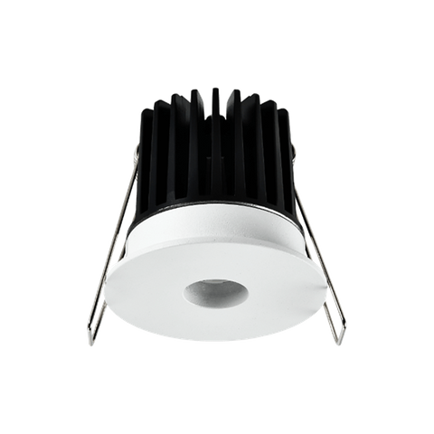 8W Recessed LED Black & White Aluminium Downlight Ø60*53.8MM