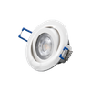 Adjustable Head 3 Years Warranty 4.9W 3CCT Led Downlight Available In Black And White 82*30MM