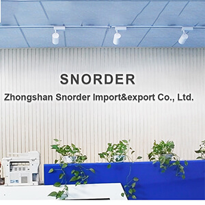 Zhongshan Snorder Import & Export Co., Ltd. CHINA LED LIGHTING FIXTURES FACTORY SUPPLIER EXPORTER MANUFACUTURER 