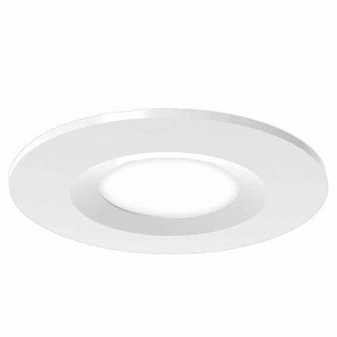 Fire Rated Downlight With Interchangeable White Bezel