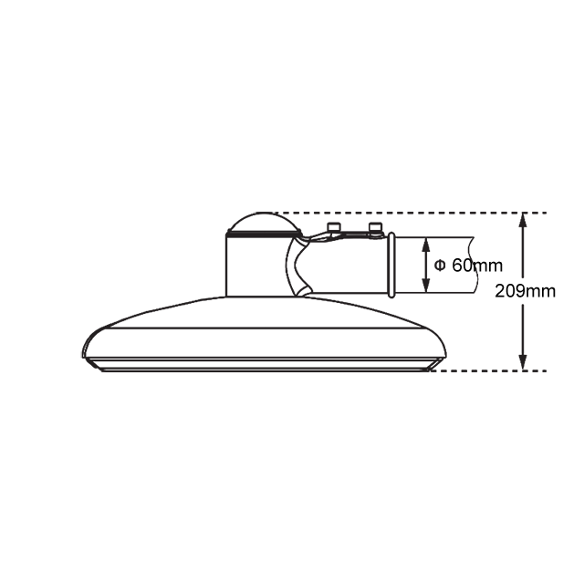 495*495*170MM New Led Street Light With Various Mounting Options 4CCT Available