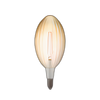 Round amber decoration tungsten lamp 4W 220-240V 125*180mm