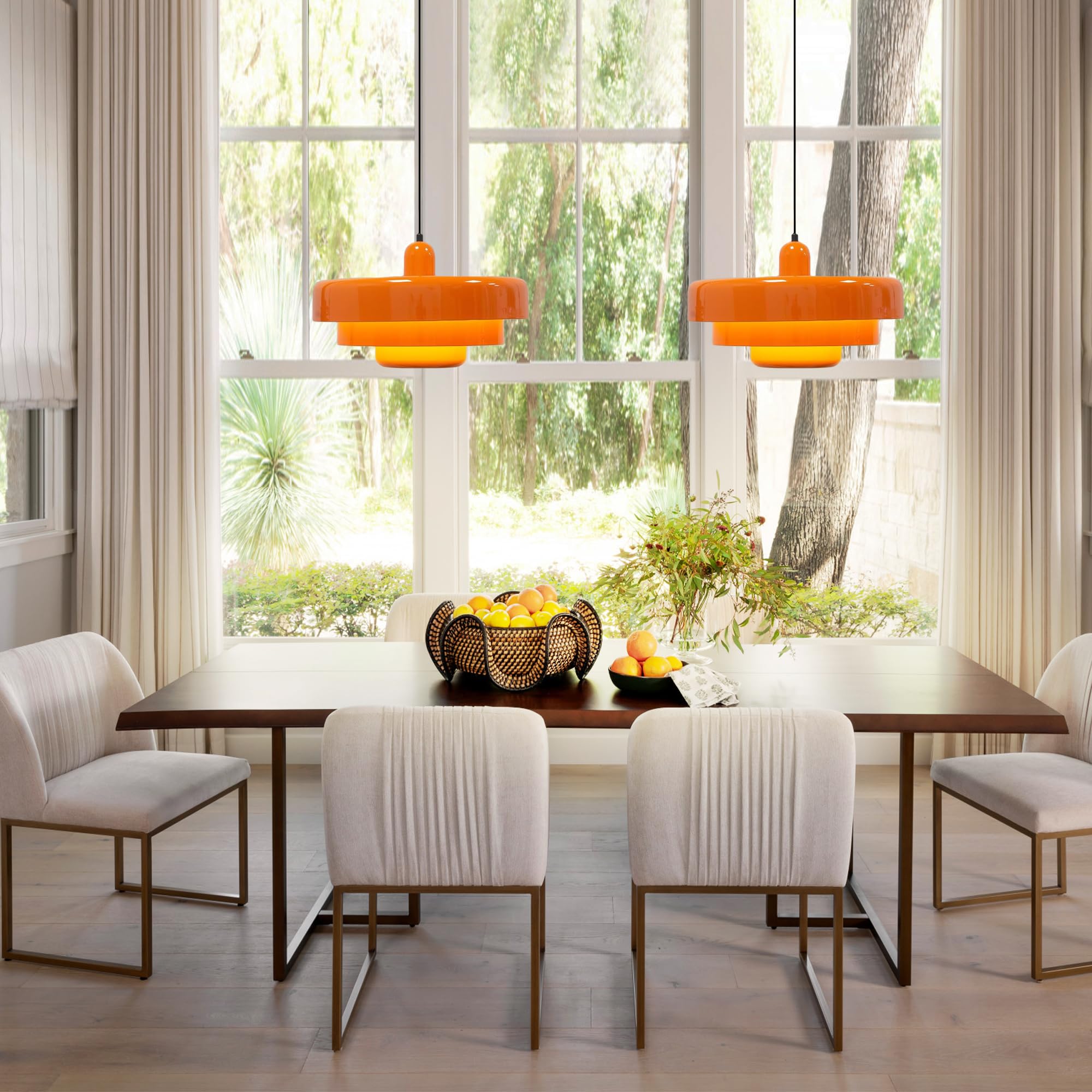 Hanging Lamp Pink Plug in Pendant Light Mid Century Modern Pendant Lamp Fixtures Nordic Hanging Light Style Pendant Lighting Metal Shade for Living Room Dining Room Bedroom Kitchen Island 