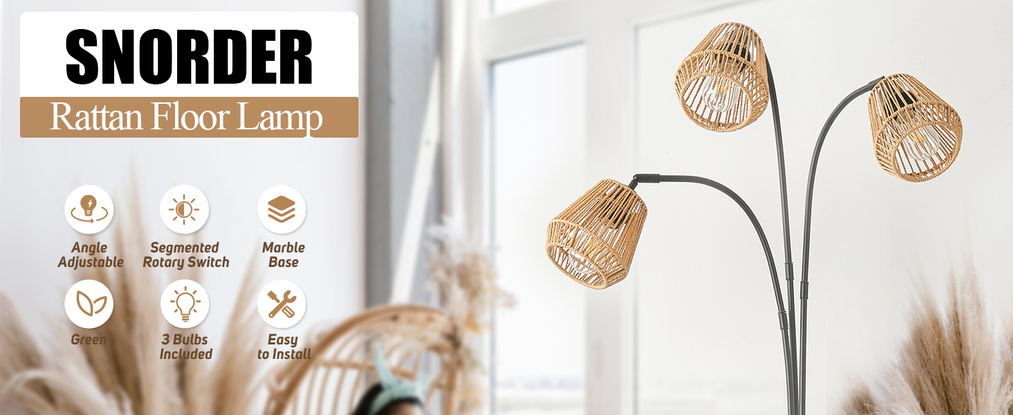 Rattan Floor Lamp for Living Room (1)