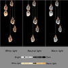 High Ceiling Chandelier - Staircase Chandelier Offers Dimmable Brightness and 3 Light Options, Ideal Long Chandelier for Transforming Your Stairwell, Foyer, Entryway, and Living Room 