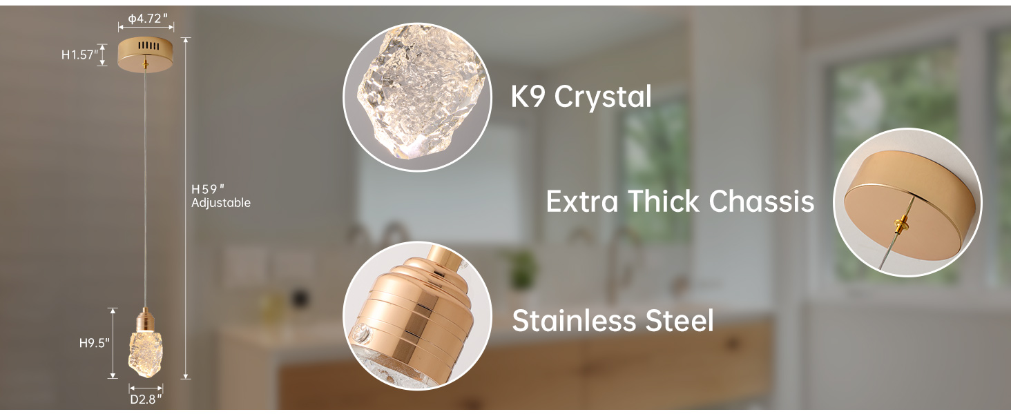 Modern Gold Pendant Light Fixtures (3)