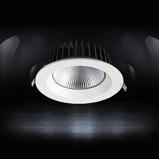 40W Made in China LED recessed downlight 3000K 4000K 6000K switchable black and white optional