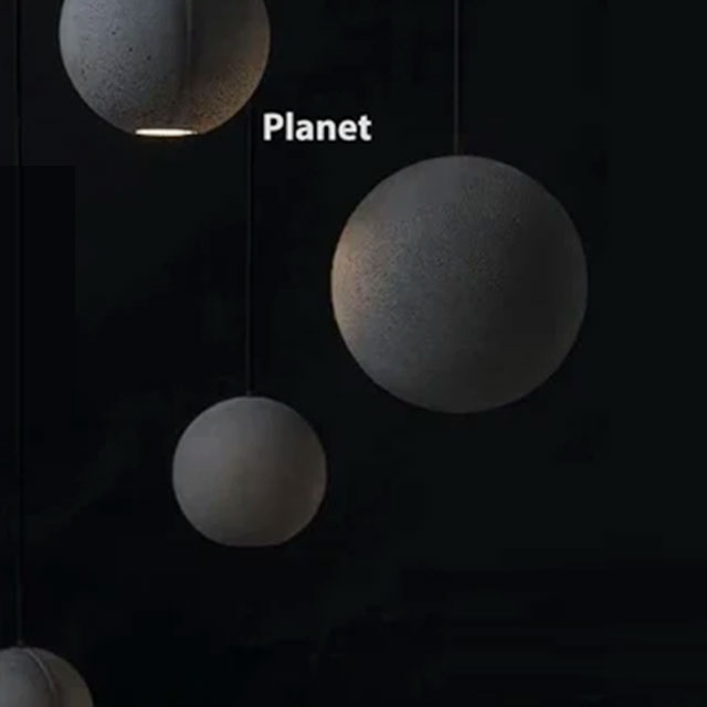 Grey Globe Led Pendant Light, 2700K/3000K, Handcrafted Art Hanging Light, 4.5w 220LM Ceiling Light, Adjustable Chandelier Lighting, Pendant Lamp for Kitchen Island, Bar 