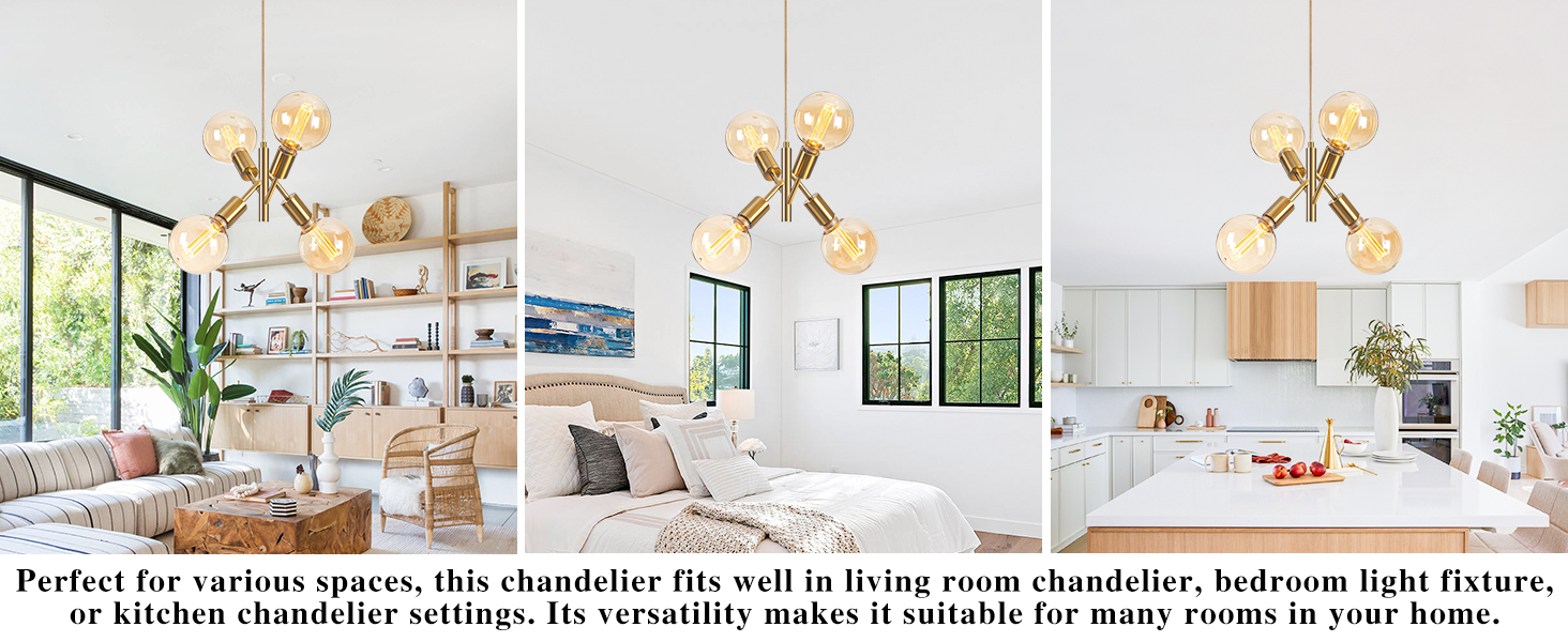Gold Pendant Light Fixture (1)