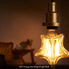 LED Vintage Star Shaped Light Bulb, Amber Glow, Five-Pointed Modern Tungsten Lamp 4W E27 Decorative Light Bulbs Vintage LED Edison Bulb 