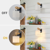  Boho Wall Sconces, Hardwired Farmhouse Fabric Wall Lamps with Wooden Arm & On/Off Dimmable Switch,Rustic Indoor Wall Mount Light Fixtures for Bedroom Nursery Living Room Bathroom