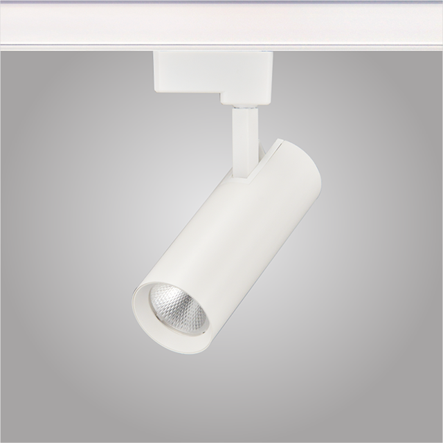Made in China 15W LED sand white track light 60*165mm black plastic front ring + aluminium cup White housing