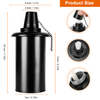  16oz Torch Canisters, Replacement Torch Refillable Canisters with Wicks and Caps, Metal Decorative Tabletop Lantern for Garden,Patio 
