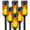 Solar Lights Outdoor Waterproof, Solar Tiki Torches with Flickering Flame, Solar Lights for Outside Decor, Solar Powered Outdoor Lights for Yard, LED Solar Garden Lights for Pathway Garden Decor Visit