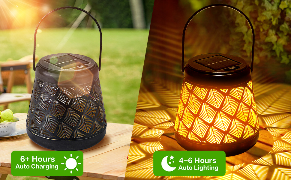 Solar Peacock Outdoor Hanging Lantern (3)
