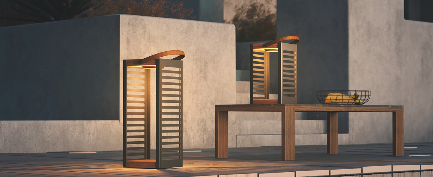 Outdoor Floor Lamp Solar Powered Light (9)