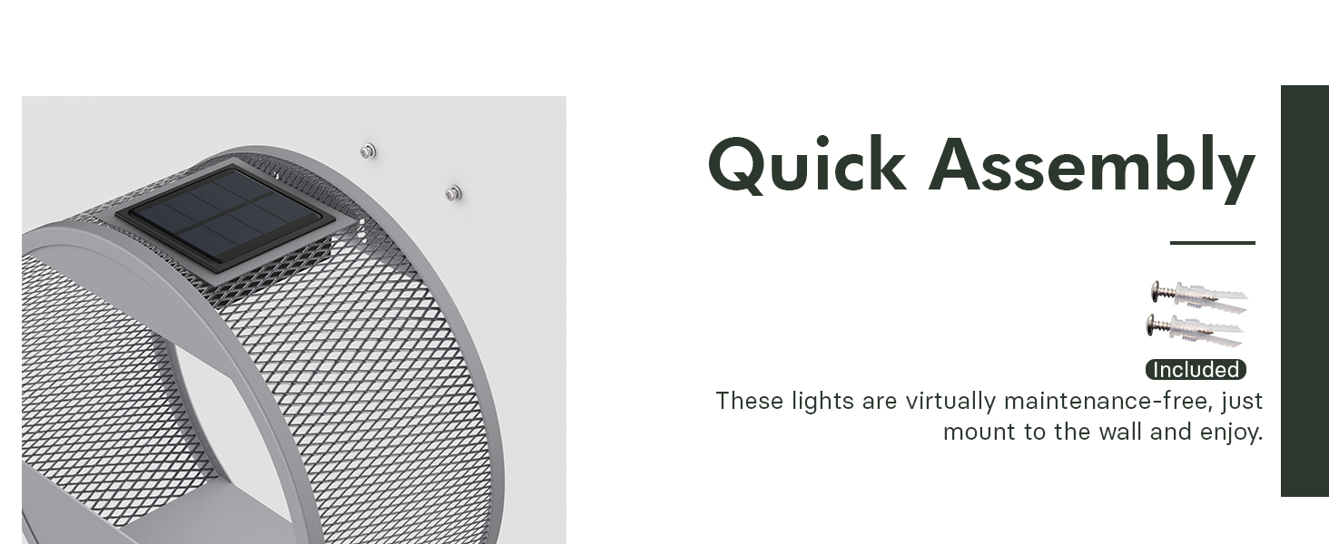 Grand patio Outdoor LED Solar Power Wall Sconce (10)