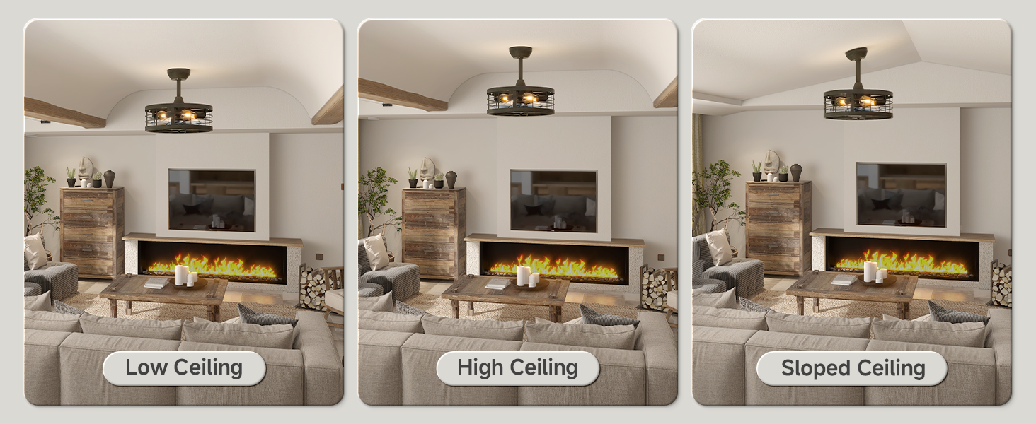 Caged Ceiling Fan with Light (8)