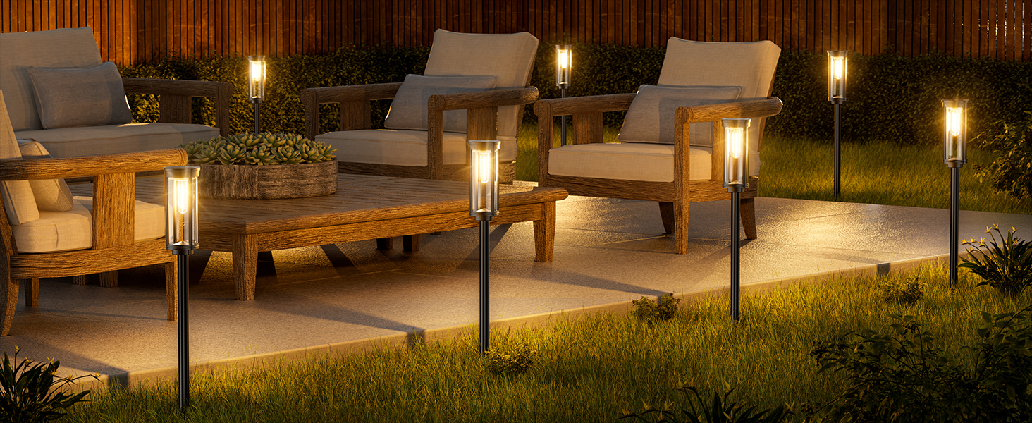 Bright Solar Pathway Lights Outdoor (12)