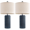 Modern Ceramic Table Lamp for Living Room White Desk Lamps for Bedroom Farmhouse Bedside Nightstand Bedside Lamp End Table Lamps
