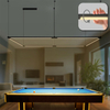 LLED Billiard Pool Table Light, Non-Flickering & Evenly Distributed Light Source, Adjustable Height & 360° Rotatable Light Angle for Billiards Room, Snooker Table, Kitchen Island 