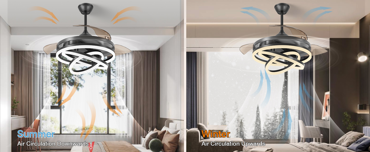 Retractable Ceiling Fan (2)