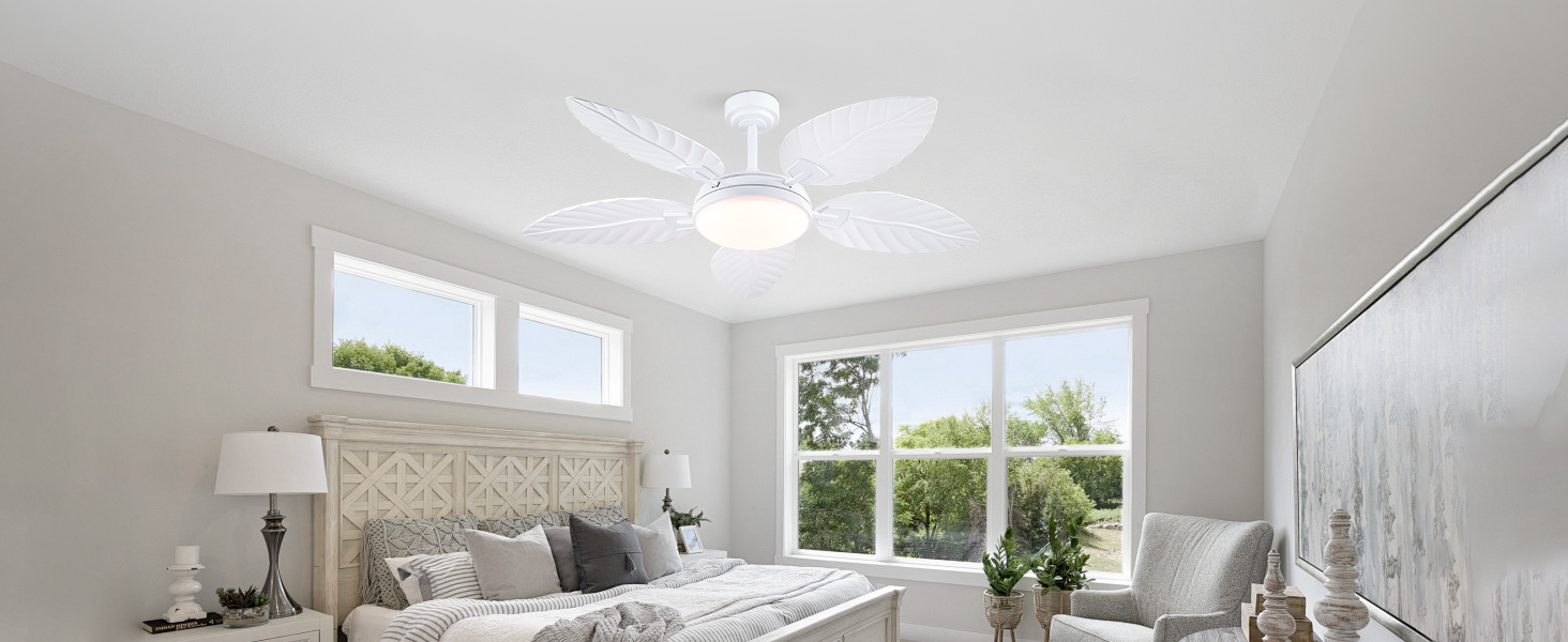 Tropical Ceiling Fans with Lights and Remote (20)