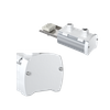 China made white best-selling modern linear lamp fittings, trunking