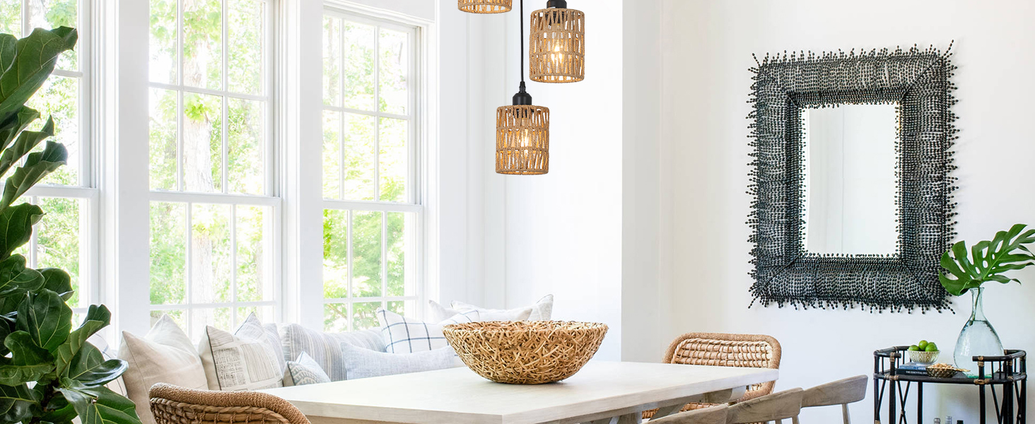 Rattan Pendant Light (6)