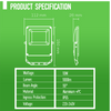 10W LED Floodlights 3CCT (3000K-4000K-6500K) 106 PT05