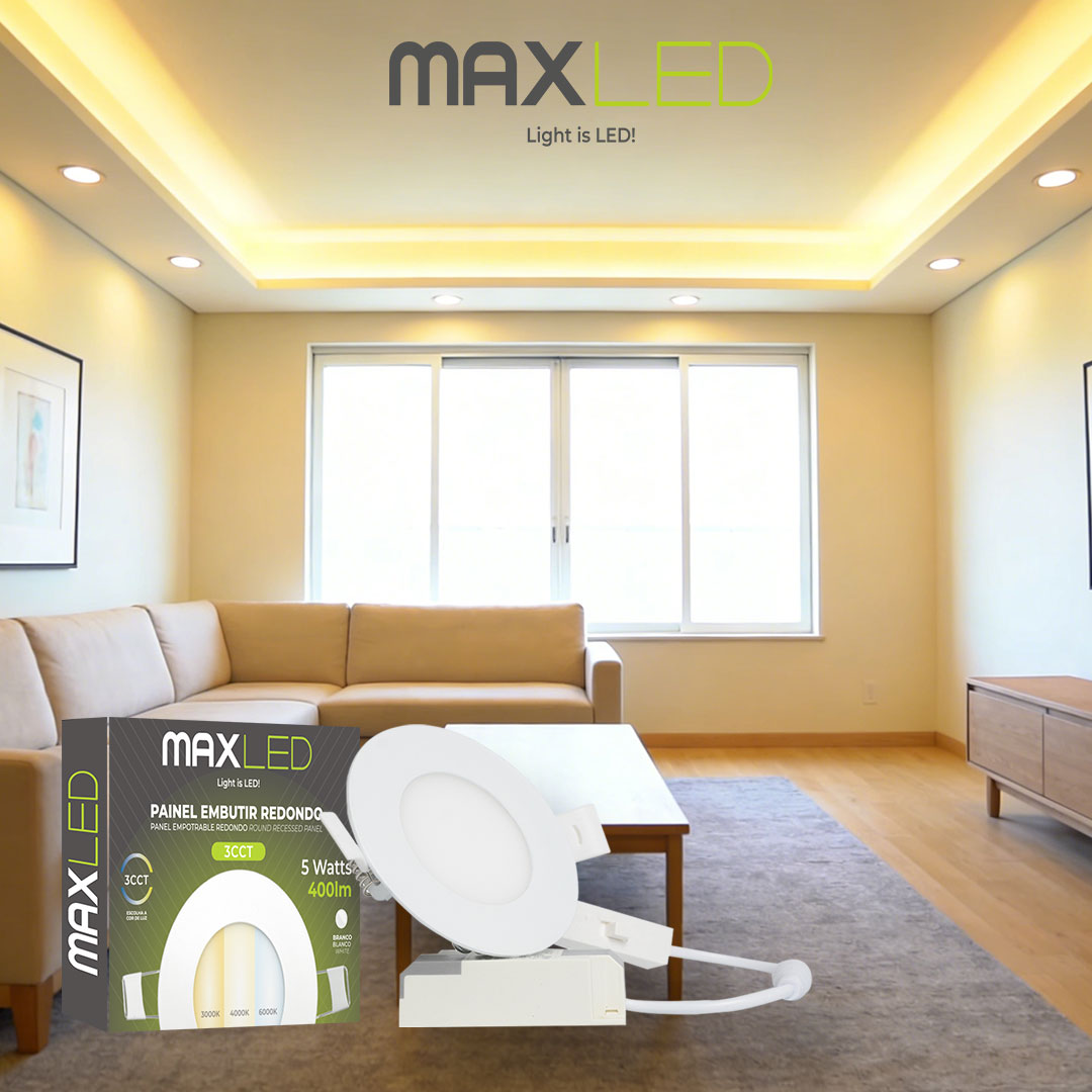 Maxled, Light is Led! 5W LED Einbaustrahler – Modern, Effizient und Vielseitig für Jeden Raum