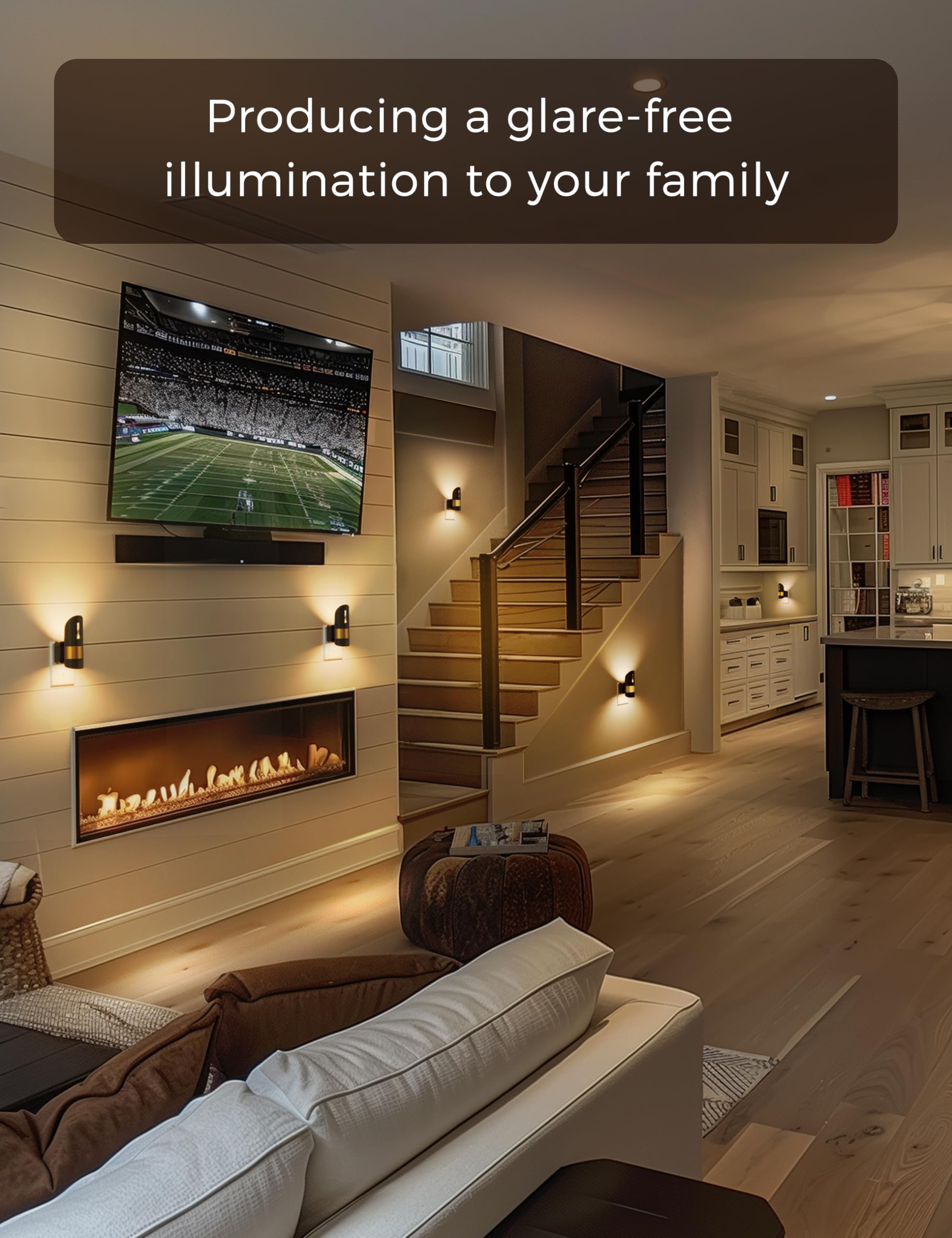LED Night Light,Night Lights Plug into Wall ,Adjustable Brightness,Dusk to Dawn Sensor,3000K Soft White,Decorative Night Light for Home Bedroom Bathroom Hallway Living Room