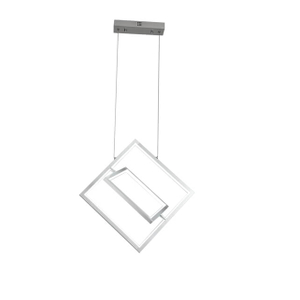 420+320Mm60W Single Colour Light Source Aluminium + Silicone Lighting Chandelier Modern Interior Ceilings
