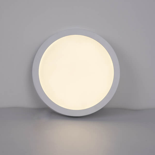 400*400 Surface Mount Panel Light 36W Round With White Trim Slim Recessed Led Panel Pot Lights Downlight Interior China Wholesale