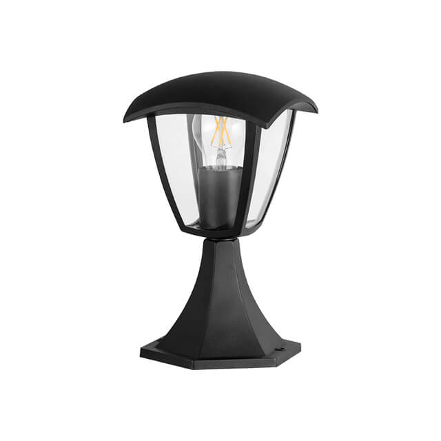 Black Aluminum Housing Medium Size IP44 LED Garden Light
