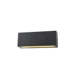 Black Matt Aluminum IP54 Waterproof 4000K LED Wall Lamp 66mm 30W LED Wall Light For Villa