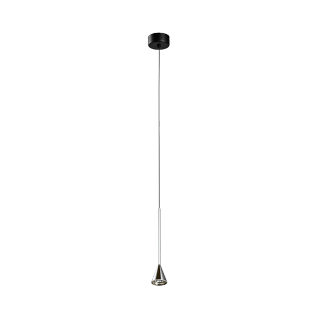 6W LED Aluminium Retro Pendant Light Bright Black White Gold Silver 4 Colours 3000K