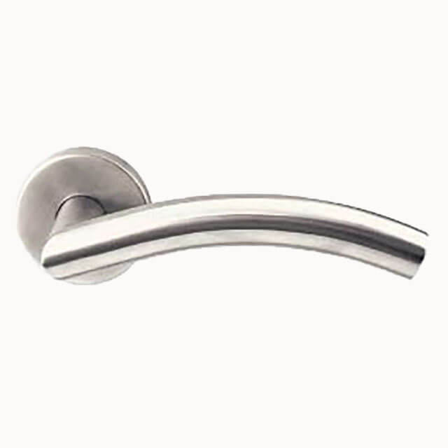 Modern stainless steel ST008A hollow tube handle mechanical door lock handle