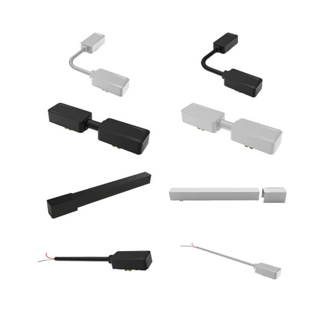 Input Modules 0.5M Wire Length Pc Black Ip20 Magnetic Light Input Module Magnetic Led Track Lights System