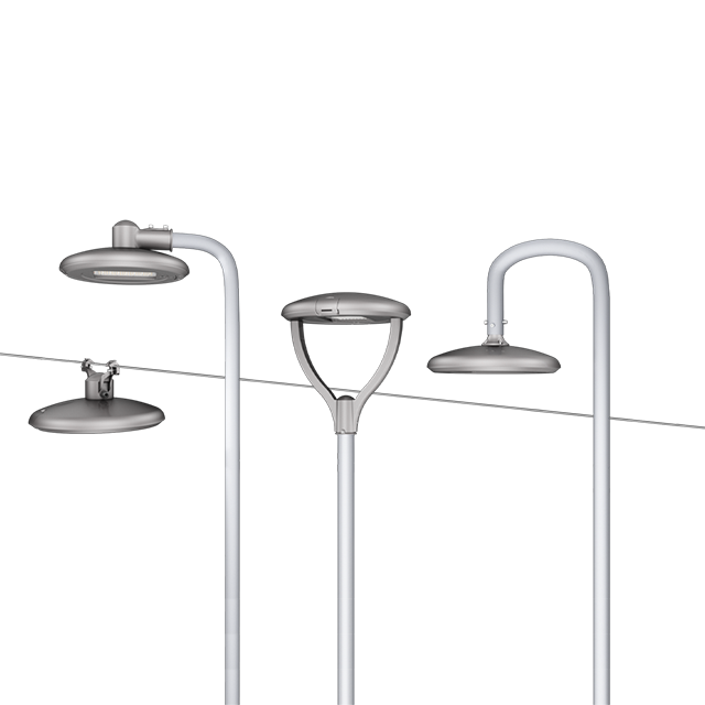495*495*170MM New Led Street Light With Various Mounting Options 4CCT Available