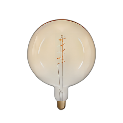4W round amber tungsten lamp 220-240V decorative lighting