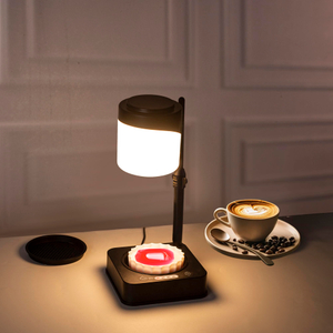 Candle Warmer Lamp with Timer, Dimmable Electric Candle Lamp Warmer Adjustable Height Candle Warmer Lamp, Polyethylene Wax Warmer for Scented Wax 