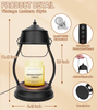  Candle Warmer Lamp, Dimmable Electric Lantern Candle Warmer with Timer, Home Decor Black Candle Lamp Warmer, Birthday Presents for Women, Large Lamp Candle Warmer Birthday Presents for Mom 