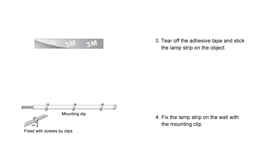 8. Product installation steps IP68 waterproof and dustproof outdoor LED best selling high-voltage light strip 3000K 4000K 5000K optional, 50m per roll, 16WM, minimum cutting 5cm, voltage 220V